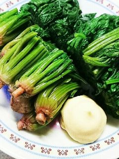 ほうれん草お浸し(ちぢみ)-レシピのメイン写真