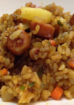 パイナップル入りカレーチャーハン-レシピのメイン写真