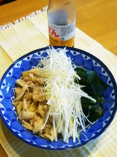 鶏皮のポン酢サラダ-レシピのメイン写真