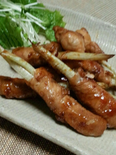 らっきょうの肉巻き~照り焼き-レシピのメイン写真