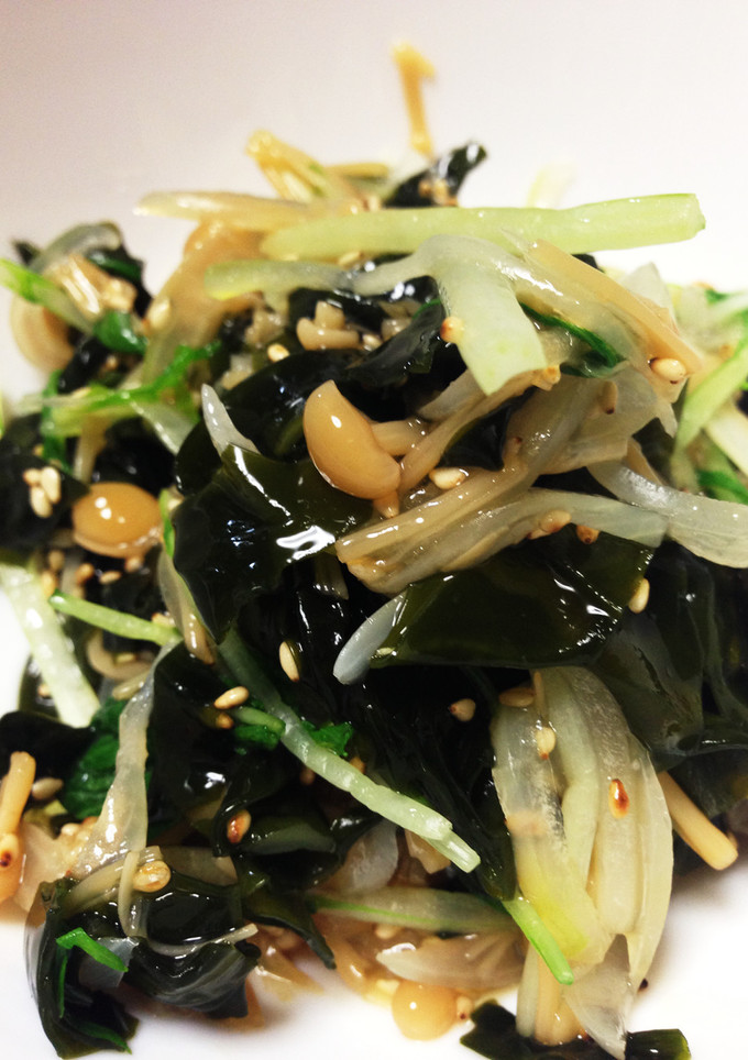 なめ茸と野菜の和え物-レシピのメイン写真
