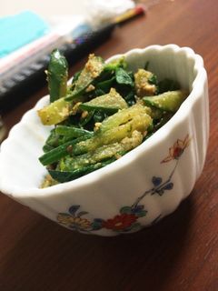 ほうれん草ときゅうりのごま和え-レシピのメイン写真