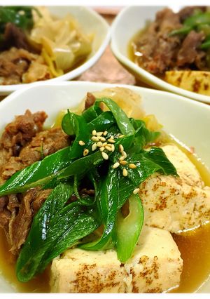 簡単!☆フライパンde☆肉豆腐-レシピのメイン写真