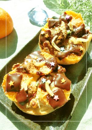 トロっと生チョコ⋆温州ミカンのトースト-レシピのメイン写真