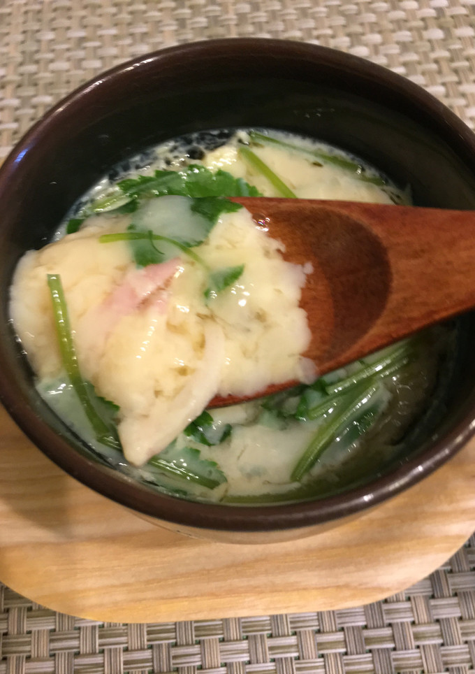 カニ缶で簡単茶碗蒸し-レシピのメイン写真