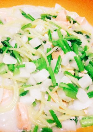QC・カブのパスタ-レシピのメイン写真