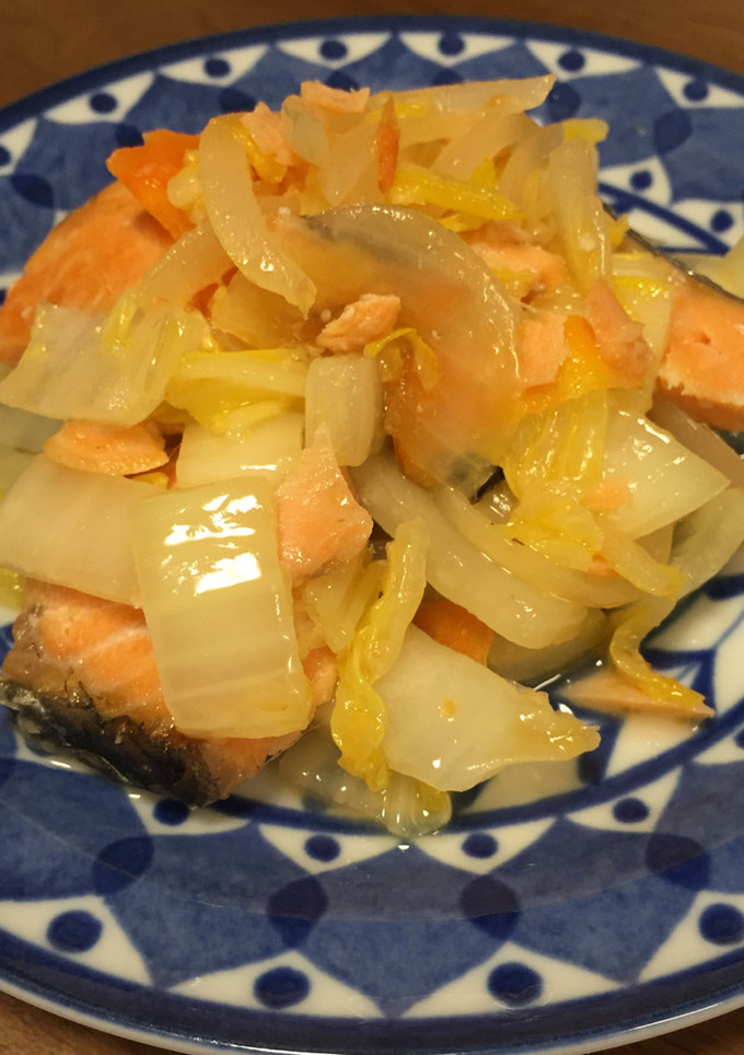 簡単美味＊鮭と野菜の甘酢炒め-レシピのメイン写真