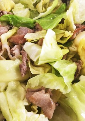 簡単!キャベツと鶏肉 レモン風味炒め-レシピのメイン写真