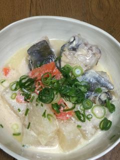 鰤の頭の酒粕煮-レシピのメイン写真