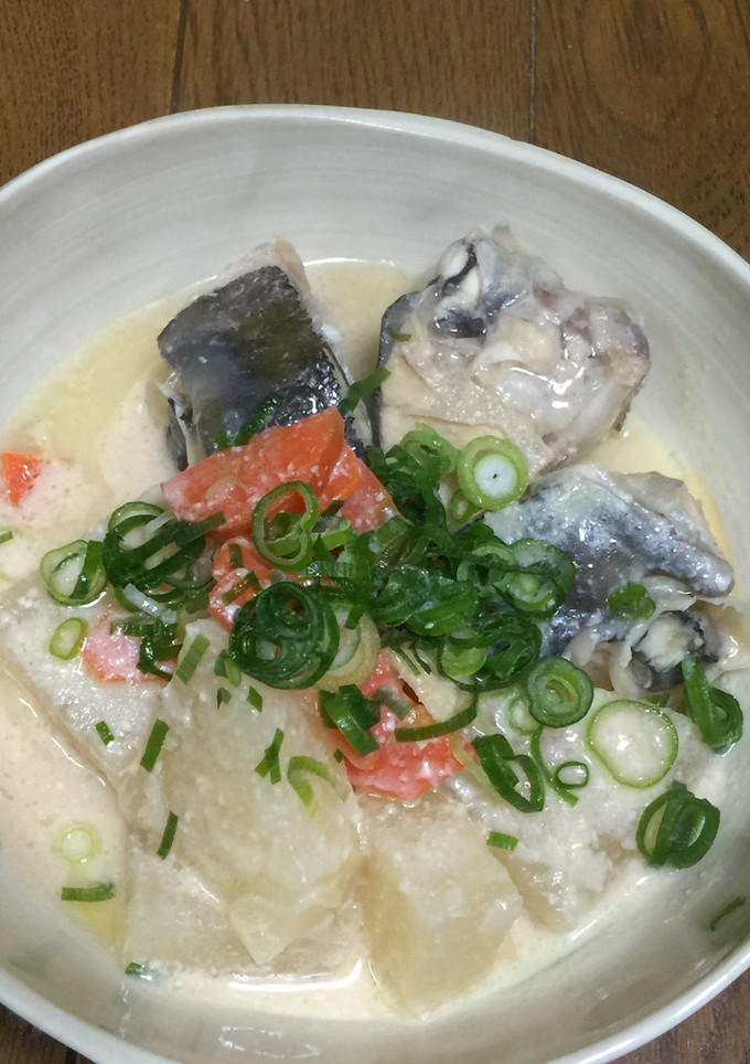 鰤の頭の酒粕煮-レシピのメイン写真