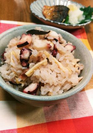 茹でダコで作る簡単♪たこめし-レシピのメイン写真