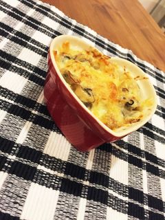 牡蠣とほうれん草のグラタン時短-レシピのメイン写真