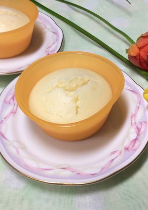 もっちり！白桃カルピス蒸しパン-レシピのメイン写真