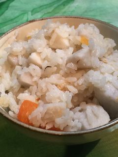 里芋入りの炊き込みご飯&里芋の保存-レシピのメイン写真