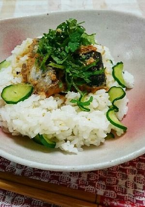 時短レシピ♪サバ缶のさっぱり丼♪-レシピのメイン写真