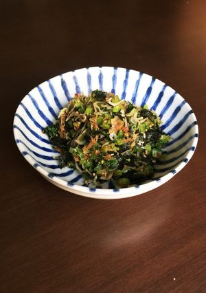 ヘルシー大根の葉しらすふりかけ♪-レシピのメイン写真