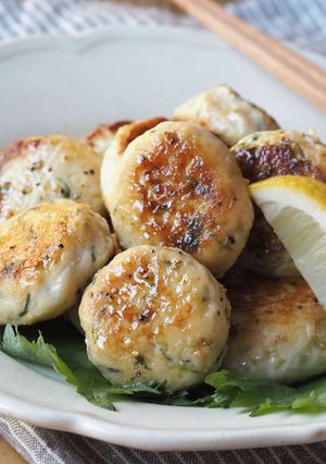 ムネ肉やわらか♡ねぎ塩鶏つくね✿-レシピのメイン写真