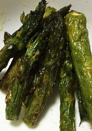 ノンフライヤーでアスパラ素揚げ-レシピのメイン写真