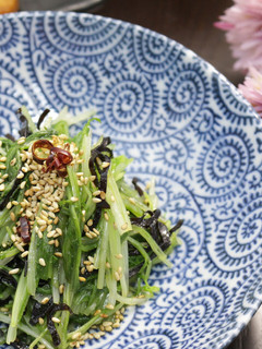 水菜大量消費♪塩昆布で簡単ナムル-レシピのメイン写真