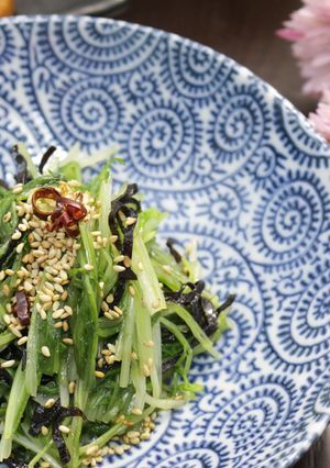 水菜大量消費♪塩昆布で簡単ナムル-レシピのメイン写真