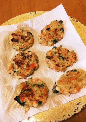 豆腐なしでもふわふわ✩完了期ハンバーグ-レシピのメイン写真
