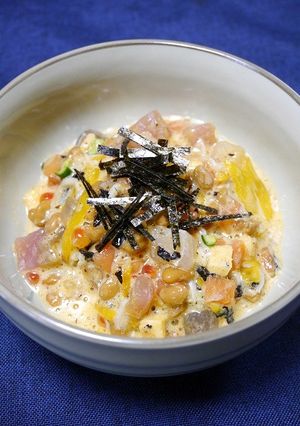 チラシ用刺身リメイク！やみ納豆-レシピのメイン写真