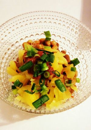 納豆梅たく-レシピのメイン写真