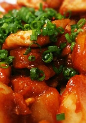 かぶと柔らか鶏胸肉のケチャップ炒め煮-レシピのメイン写真