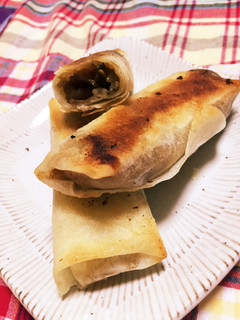 すき焼きの残りで 簡単 春巻き-レシピのメイン写真