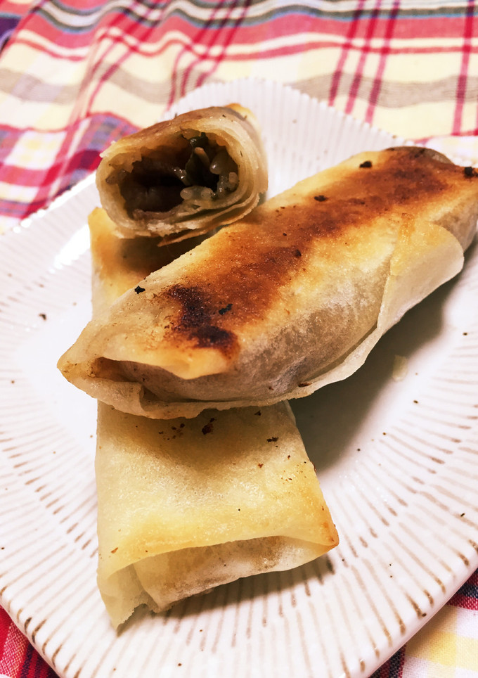 すき焼きの残りで 簡単 春巻き-レシピのメイン写真