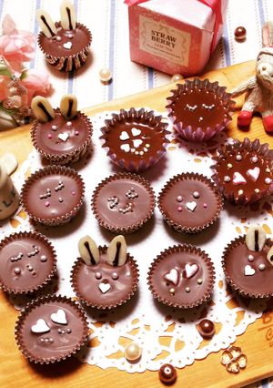 簡単チョコデコカップ♡-レシピのメイン写真