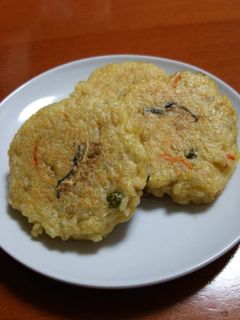 簡単リメイク!炊き込みご飯de卵のおやき-レシピのメイン写真