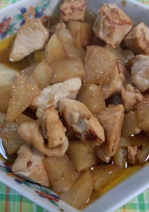 鶏と大根の蜂蜜ソテー-レシピのメイン写真