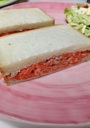にんじんとハムのサンドイッチ-レシピのメイン写真