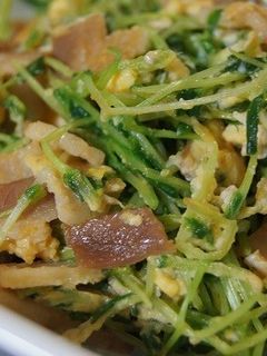 豆苗とベーコンのオイスター炒め-レシピのメイン写真