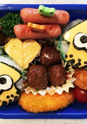☆キャラ弁☆スプラトゥーン イカ-レシピのメイン写真