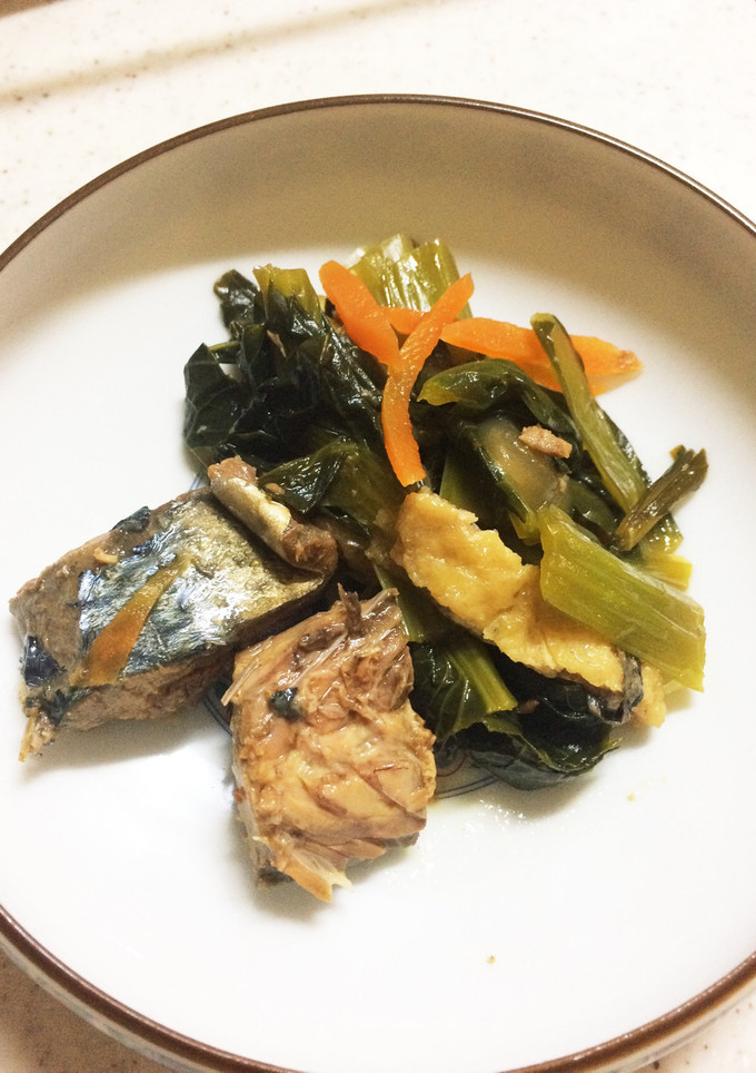 さば缶と小松菜の煮物✨-レシピのメイン写真