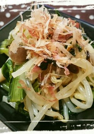 簡単☆キノコともやしの和風だし酢浸し-レシピのメイン写真
