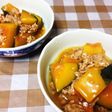 見よう見マネで★かぼちゃのそぼろ煮★
