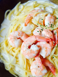 海老のレモンクリームパスタ-レシピのメイン写真