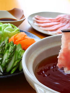 豚肉と春野菜の寄せ鍋味しゃぶ-レシピのメイン写真