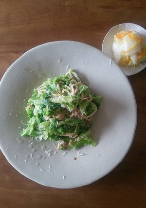 春キャベツとツナの米粉パスタ-レシピのメイン写真