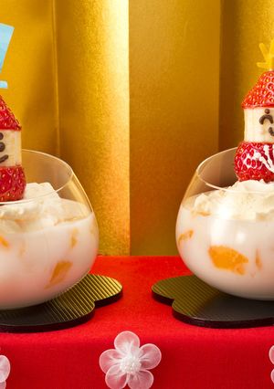 もものおひなさま-レシピのメイン写真