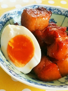 こっくり♡フライパンで豚の角煮-レシピのメイン写真
