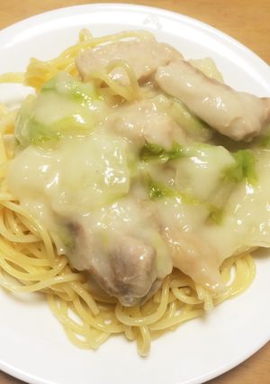 余ったルーで味付け不要なクリームパスタ♡-レシピのメイン写真