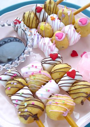 小学生向け！バレンタインに簡単お菓子串-レシピのメイン写真