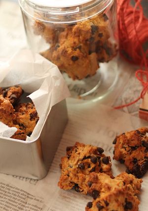 混ぜるだけ!チョコベリーレーズンクッキー-レシピのメイン写真