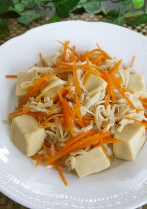 簡単常備菜！切り干し大根と高野豆腐の煮物-レシピのメイン写真