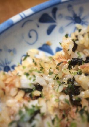 ぱぱっと美味しく！海苔おかかご飯-レシピのメイン写真