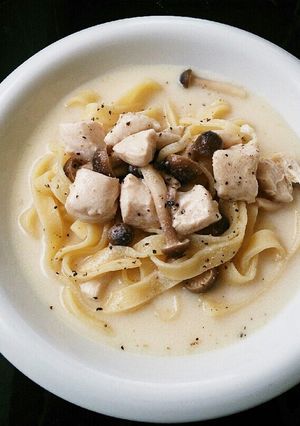 ささみのレモンクリームパスタ-レシピのメイン写真